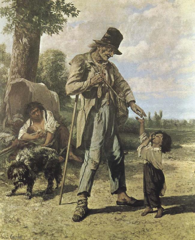 Gustave Courbet Beggar